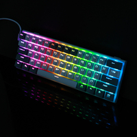 New ABKO VIKI TYPE AM61 Mechanical Gaming Keyboard Wired Cherry Switches RGB Backlit USB 2.0 Interface NKRO Rapid Trigger Double