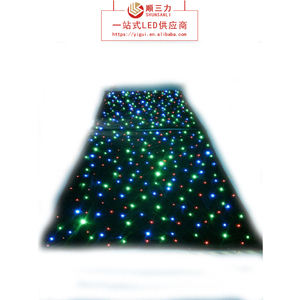 Rideau à <span class=keywords><strong>led</strong></span> de fond en tissu pour scène Disco DJ Wedding Starry Sky avec toutes les couleurs - Product Image 5