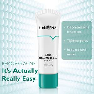 Gel para el Tratamiento del Acné <span class=keywords><strong>Lanbena</strong></span> 20g, Aceite de Árbol de Té para Eliminar el Acné, Controlar la Grasa, Reducir las Marcas, Reparar la Piel y Tensar los <span class=keywords><strong>Poros</strong></span> - Product Image 3