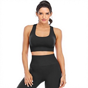 Ensemble de sport pour femme : Leggings de compression haute, soutien-gorge de sport long à maintien élevé, idéal pour la gym, le fitness et la course à pied - Product Image 1
