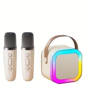 Mini microphone sans fil et haut-parleur Bluetooth pour enfants - Système audio domestique personnalisé pour karaoké - Product Image 2