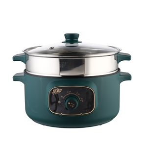 Commercio all'ingrosso della fabbrica pentole in acciaio inossidabile 22/24/26/28/30/32/36cm fornello elettrico Non-Stick padella a vapore spina di alimentazione - Product Image 1