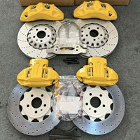Kit de Frenos Grandes de 10 Pistones con Rotores Cerámicos CCB y Caliper Doble GT4 para Porsche Macan, BMW X3M, A6, A7, Alfa Romeo, Golf, Jetour, Nissan