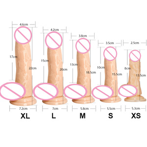 Jiuxi Dildo réaliste transparent en TPE, coloré comme du cristal, jouet sexuel féminin, produit d'amélioration sexuelle pour adultes, vente chaude - Product Image 1