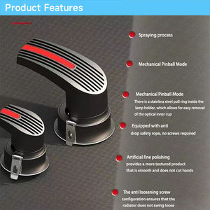 Spot <span class=keywords><strong>LED</strong></span>, lumière directionnelle supérieure, lumière super brillante anti-éblouissement, lave-mur, encastré au plafond, spots marins, lumières <span class=keywords><strong>LED</strong></span> - Product Image 4