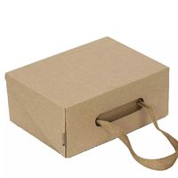 CHING TA Personnalisé Mode Micro Étiquette Sneaker Chaussures Boîte D'emballage Pratique Stockage En Carton avec Poignée Carton Carton