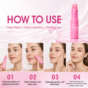 <span class=keywords><strong>M</strong></span> PDRN Pink Collagen Volume Multi Balm Stick PDRN Collagen Baume Visage et Corps pour le Cou, le Front et les Rides d'Expression, Soin Repulpant et Éclatant - Product Image 4