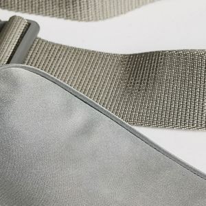 Custom Letter Pattern Nylon Fanny Pack <b>Waterproof</b> Zip Crossbody Strap Adjustable Outdoor Sports Women Men Travel Waist Bag - Product Image 4