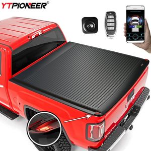 2007 2013 2015 GMC Sierra Lit 2016 1500 2500 Cabine d'équipe Pick up Taille 3500 Couvre-lit de coffre de baignoire arrière Couverture de tonneau arrière - Product Image 1