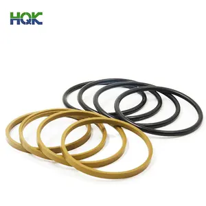 High Pressure Resistant PTFE + NBR / FKM Rod Step Oil Seal RingためHydraulic Cylinder