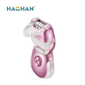 <span class=keywords><strong>Rasoir</strong></span> électrique à trois lames pour femme, accessoire de toilettage à manche Long, pour les jambes, avec étiquette privée - Product Image 3