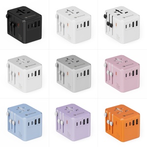Wontravel OEM ODM 70W Gan Pd Du Lịch Quốc Tế Bộ Chuyển Đổi Bộ Dụng Cụ Đầy Màu Sắc 3 Ổ Cắm Du Lịch Phổ <span class=keywords><strong>Adapter</strong></span> 8 Trong 1 - Product Image 2