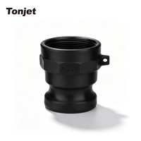 Adaptateur mâle Camlock type A, A125, A150, A200, ensemble de 3 tailles, corps hexagonal, filetage interne PP, connexion rapide pour utilisation avec les réservoirs IBC