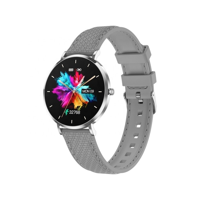 New Ultra Thin T8 Mini Ladies Smartwatch OEM Heart Rate Fitness Tracker AMOLED Screen Waterproof Sports Smart Watch Women