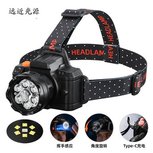 Headlamp Led Rechargeable Battery 120 Lm W White Light Outdoor <b>Camping</b> <b>Hiking</b> Fishing - Product Image 4