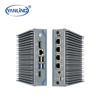 Mini PC Firewall Pfsense con Router Suave, Celeron J6412, 4 Puertos NIC, RS232, Hardware Bypass