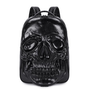 कस्टम 3 डी एम्बेड किए गए यूसीएक्स डेपपैक पॉलीएस्टर वाटरप्रूफ 20-35l क्षमता खोपड़ी पैटर्न जिपर बंद - Product Image 2