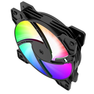 Ventilador de <span class=keywords><strong>PC</strong></span> personalizado de 120mm al por mayor, ventilador fijo, luz LED colorida, caja de ordenador, ventilador de 12cm - Product Image 6