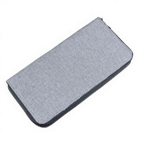 Cartera Corta con Cierre para Hombre, con Ranuras para Tarjetas y Monedero, Diseño Minimalista de Cuero PU Impermeable para Uso Diario - Product Image 1