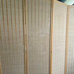 Partition Wall Company Solid Wood Rattan Woven <strong>Screen</strong> Partition Modern Simple Living Room Entrance Barrier <strong>Screen</strong> - Product Image 5
