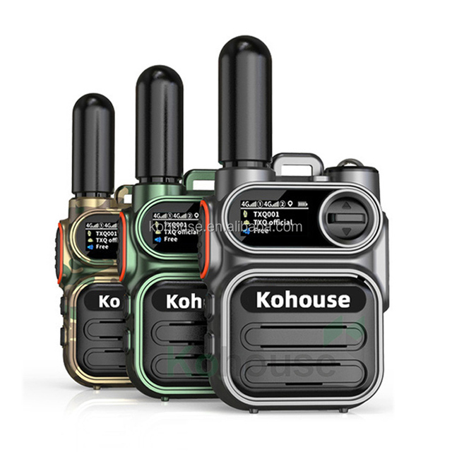 4G LTE POC Two-way Radio 5000KM Long Range Global GSM Handheld Walkie-talkie PTT Radio SIM Card World Internet Walkie-talkie
