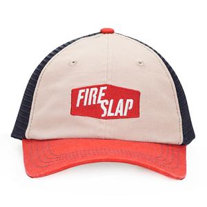 Gorras Personalizadas de 5 Paneles con Logotipo Bordado, Gorras Trucker Estructuradas de Sarga de Algodón con Malla en la Parte Trasera - Product Image 3