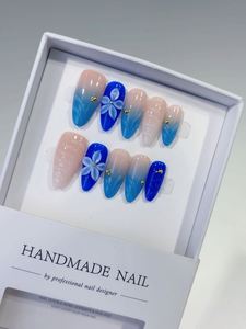 10 Uds. <span class=keywords><strong>de</strong></span> <span class=keywords><strong>Uñas</strong></span> Postizas <span class=keywords><strong>de</strong></span> Colores al por Mayor, Todo Tipo <span class=keywords><strong>de</strong></span> Estilos, Más Vendidas, Hermosas, <span class=keywords><strong>de</strong></span> Lujo, Personalizadas, Hechas a Mano - Product Image 2