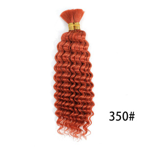 Cheveux bouclés vierges brésiliens 12A tresses boho cheveux humains vague profonde 100g Extensions pour tresser les cheveux <span class=keywords><strong>Hulk</strong></span> pas de trame vague d'eau - Product Image 4