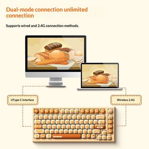 Clavier mécanique OEM RGB MG75W Bun Paradise PBT USB-C sans fil 2.4G pour gaming de bureau, nouveau, Chine, hot-swap, 1000Hz - Product Image 4