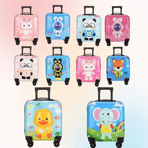 Carino Trolley per studenti da 18 pollici per bambini con stampa 3D cartone animato animale universale ruota porta a mano nuova - Product Image 2