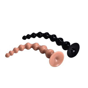 Long Backcourt Bead <span class=keywords><strong>Plug</strong></span> per uomini e donne per condividere <span class=keywords><strong>un</strong></span> masturbatore, Soft anale <span class=keywords><strong>Plug</strong></span> divertenti prodotti per adulti - Product Image 2