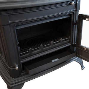 Commercio all'ingrosso Freestanding decorazione per la casa in ghisa camino pentola ventre stufe a legna vendita stufe - Product Image 4