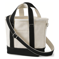 Bolsa de Lona Personalizable con Logotipo, Gran Capacidad, Resistente, de Algodón, para Viaje, Playa, Compras, Venta al Por Mayor, Sostenible, para Mujer