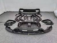 Kits carrosserie en fibre de carbone pour Mercedes-Benz GLS63 AMG X167 : Amélioration MSY, Lame de pare-chocs avant, Calandre, Diffuseur arrière, Élargisseurs d'ailes