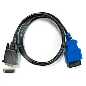 Older NEXIQ1 OBD-II OBD2 Cable with 15-pin Male Adapter Cable Fits NEXIQ for Isuzu Hino Car Truck Aftermarket Replacement