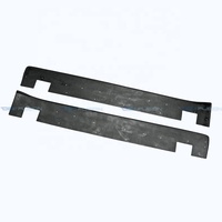 Pour Mitsubishi Lancer Evolution X EVO 10 CZ4A 2008-2016, kit carrosserie large style VRS en fibre de carbone, jupes latérales et séparateur de bas de caisse