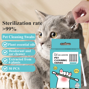 Rts American Warehouse Vende Productos de Limpieza para Perros y Gatos, Hisopos de Limpieza para Mascotas, 50 Unidades por Caja - Product Image 2