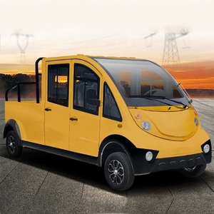 Véhicule électrique à faible vitesse, <span class=keywords><strong>camion</strong></span> électrique, pick-up 4x4, voiture de sécurité, batterie au plomb-acide au lithium d'usine, fermée - Product Image 4