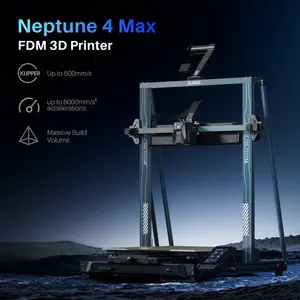 Imprimante 3D FDM ELEGOO Neptune 4 Max avec nivellement automatique, taille d'impression 420*420*480 mm - Product Image 2