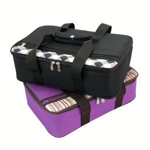 Waterproof Custom Logo <b>Insulated</b> Cooler Picnic Bag Travel School Women Ice Cooling Thermal Cool <b>Lunch</b> Bag - Product Image 5