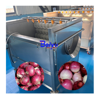 BaiyuCE gecertificeerde grote capaciteit wortelgroente- en schilmachine, geschikt voor aardappelen, wortelen, cassave, gember