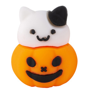 Cartoon 3D Soft <strong>Rubber</strong> Pen Cap Extender and Gel Pen Set Student Gift with Halloween Drop Glue <strong>Doll</strong> for Students - Product Image 1