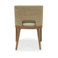 Chaise de salle à manger rembourrée style nordique pour restaurant et café, ensemble table et 4 chaises rustiques en bois de frêne massif, chaise pour événements et mariages pour hôtel