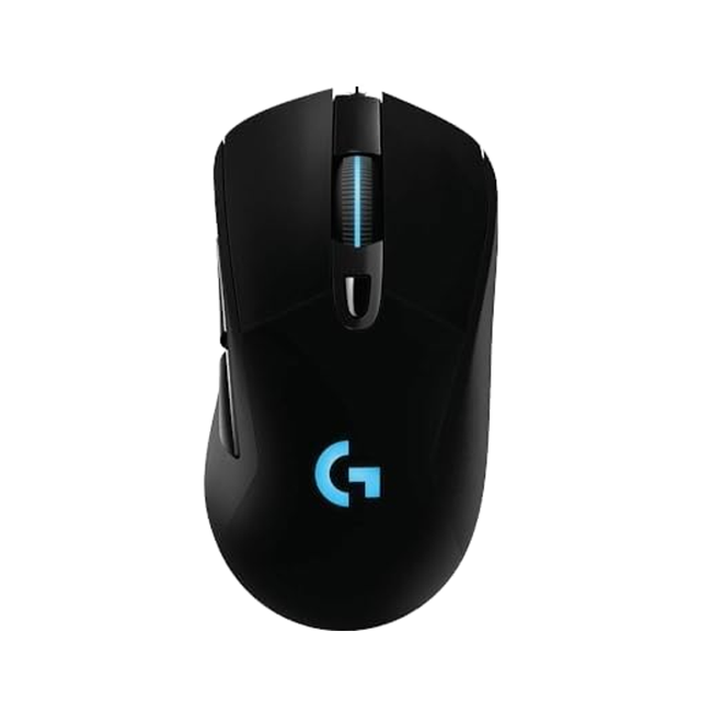 For G403 Hero 25K RGB Lightsync Gaming Mouse 87G+10G Optional Braided Cable Right-Handed Programmable Ergonomic Black