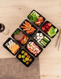 Conteneur de stockage alimentaire à emporter de 12 oz, rectangulaire, en plastique, micro-ondable, petite boîte à lunch - Product Image 6