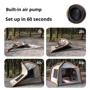 <span class=keywords><strong>Tente</strong></span> <span class=keywords><strong>gonflable</strong></span> à ouverture rapide automatique pour le camping en plein air, les séjours de nuit, les pique-niques pour enfants, portable et pliable - Product Image 3