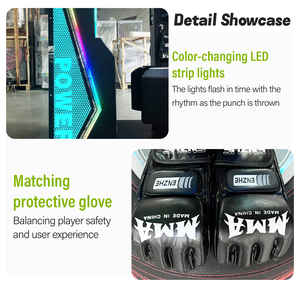 Máquina de Boxeo y Patadas Metálica de Alta Rentabilidad con 1 Año de Garantía - Juego Electrónico Multianimal de Golpeo para Centros de Entretenimiento Familiar (FEC) - Product Image 5