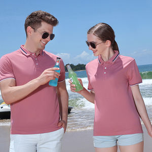 Chemises polo en coton pour hommes avec logo personnalisé, vente en gros de vêtements de travail, t-shirt polo uni, grande taille, pour hommes - Product Image 4