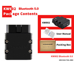 KONNWEI Herramienta de Diagnóstico de Vehículo, Escáner de Diagnóstico de Motor Automotriz, OBD2, Universal, <span class=keywords><strong>Bluetooth</strong></span>, KW902, OEM - Product Image 6