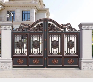 Cercado de jardín de aluminio y diseño Trills Gate Uso en el hogar Puertas de patio de metal - Product Image 4